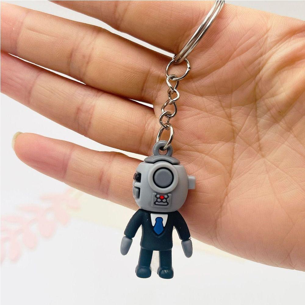 Shanhai Móc Khóa Hình Búp Bê Nam skibidi bop Camora man skibidi mini Dễ Thương