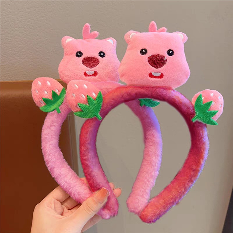 Băng Đô Cài Tóc Hình Búp Bê sanrio Nhồi Bông Dễ Thương Làm Quà Sinh Nhật Cho Bé Gái