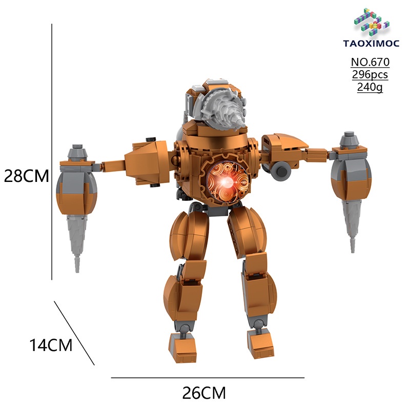 Skibidi Toilet Titan Building block  Bộ Đồ Chơi Xếp Hình toilet Trượt Tuyết Giáo Dục Cho Bé