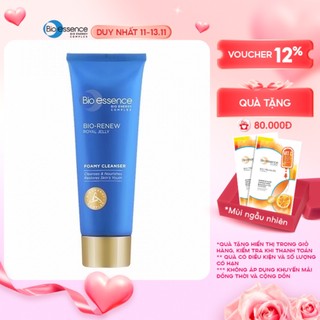 Sữa rửa mặt dưỡng da (da dầu & hỗn hợp) Bio-Renew Bio-Essence Foamy Cleanser cấp ẩm và phục hồi 100g