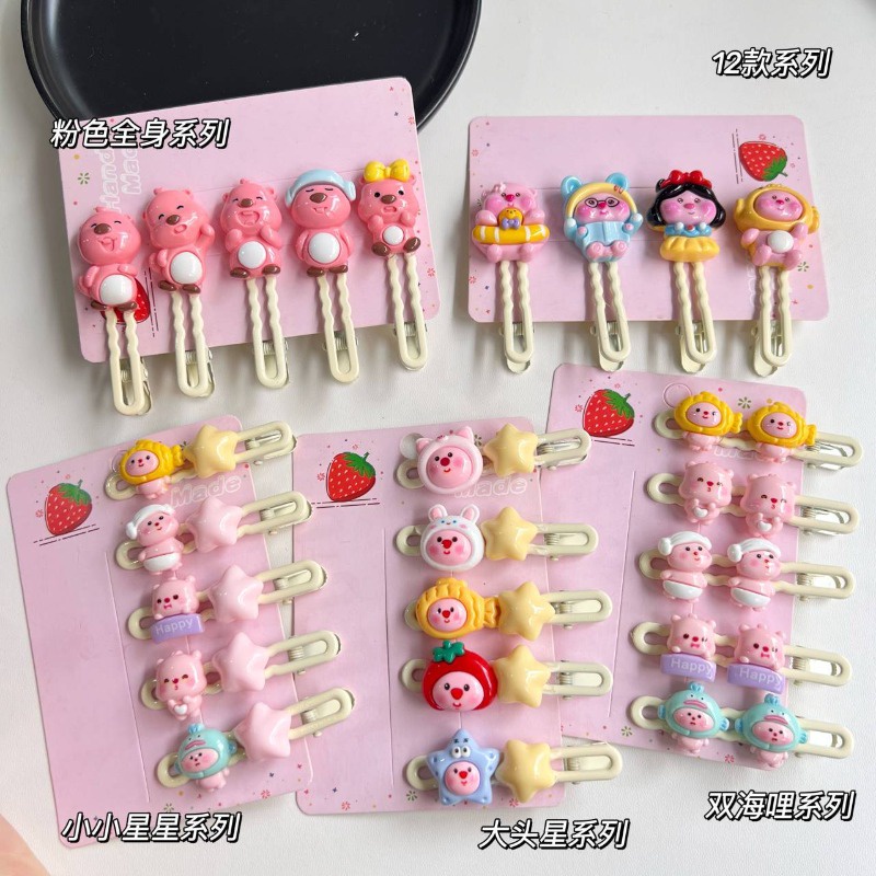 Mh 1K kẹp tóc xinh Kẹp Tóc Hình Hoạt Hình Xinh Xắn Cho Nữ kẹp tóc