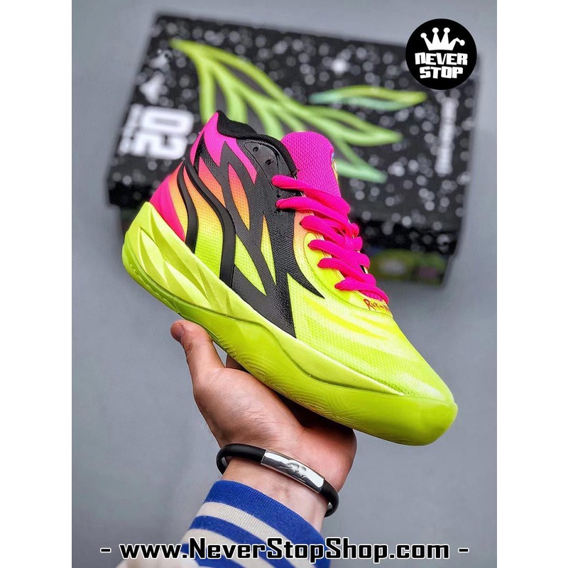 Giày bóng rổ PM MB 02 RICK & MORTY siêu phẩm 2 màu cực đẹp, bản đẹp chi tiết chuẩn nhất FREESHIP+TẶNG VỚ | NeverStopShop