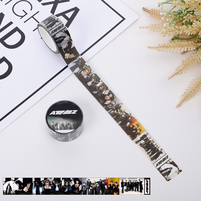 Nhãn Dán Sổ Tay Nhóm Nhạc kpop stray kids  i-dle aespa bp ateez