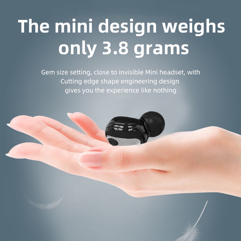 Twitch s9 Tai Nghe Nhét Tai Thể Thao Không Dây Chống Thấm Nước Có Micro Tiện Dụng