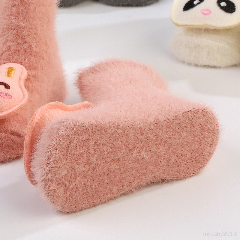 Vớ cotton Dài Chống Trượt Mềm Mại In Họa Tiết Hoạt Hình Dễ Thương Cho Bé Trai Và Gái Sơ Sinh