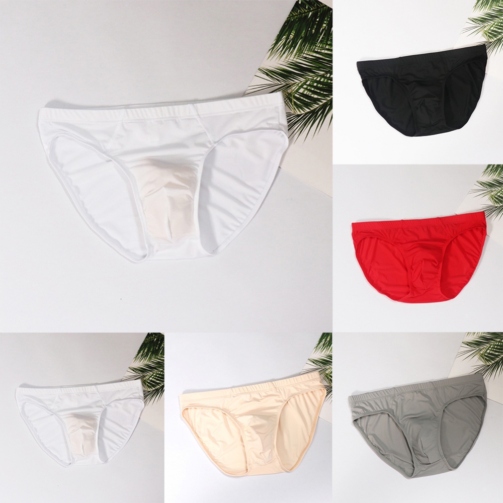 Quần Lót Lụa Màu Sắc Đơn Giản Cho Nam