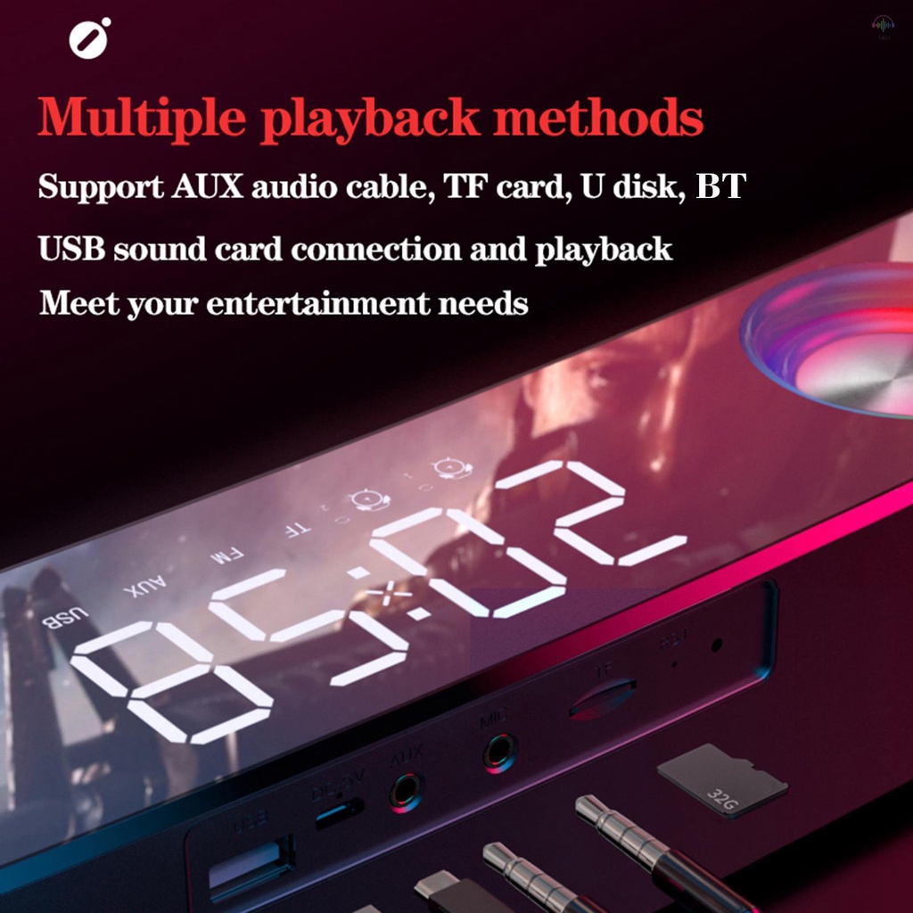 Loa hifi Không Dây soaiy / sh39 3600mah Âm Thanh Nổi 3d Cho pc laptop sm