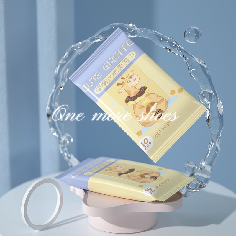 Giày Thời Trang Nhiều Màu Xinh Xắn⭐Bộ 10 Gói Khăn Giấy Ướt Lau Tay Chuyên Dùng Cho Bé