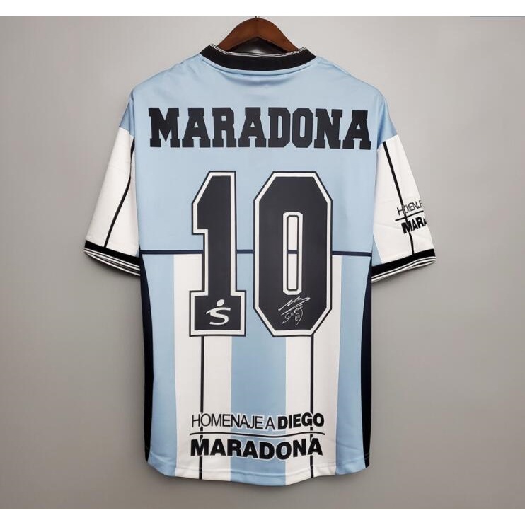 Đèn Sợi Toéc Toantina maradona 2001 2001 #10 Áo Bóng Đá Phong Cách retro 1994 1996 2010 2014 Size s-2xl