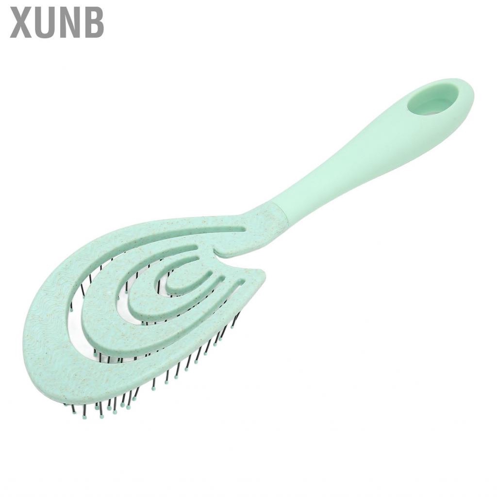 Xunb Non Static Comb  Washable Hollow Modeling Quickly Ball  Hangable Arc Touch Scalp for Men Women Salon