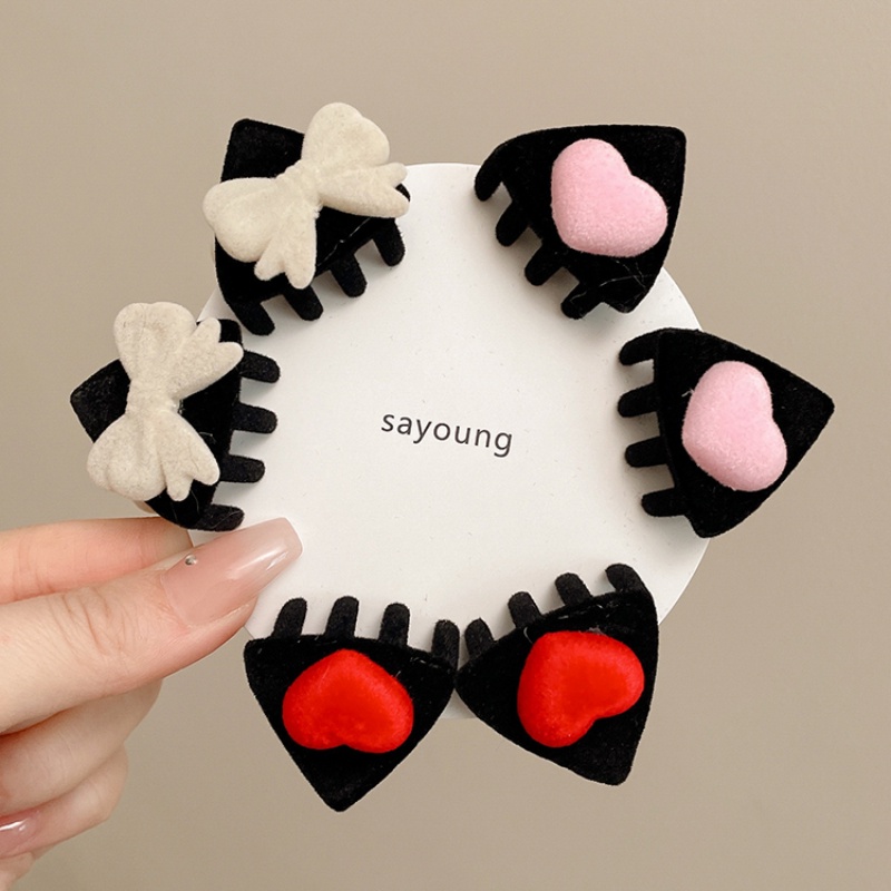 Set 2 Kẹp Tóc Tai Mèo Dễ Thương Cho Bé Gái