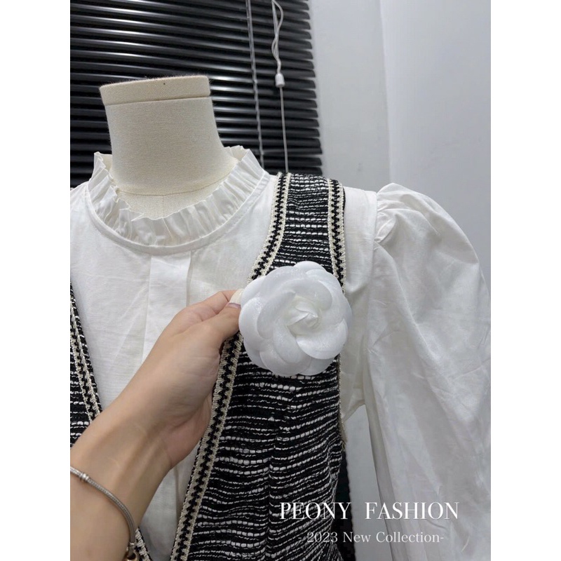 Set áo sơ mi mix jum dạ