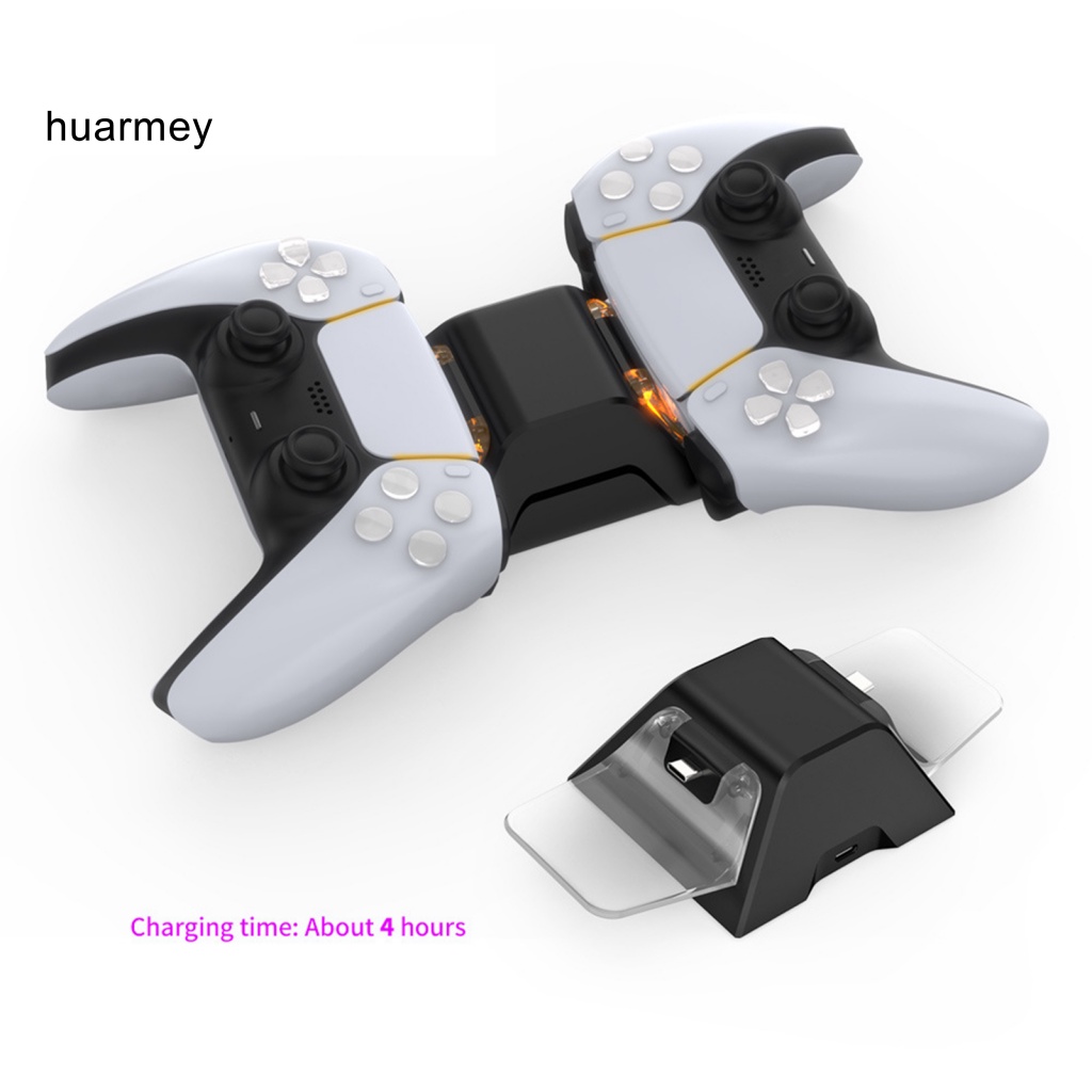 Giá Đỡ Sạc Tay Cầm Chơi game Không Dây Tốc Độ Cao Có Đèn led Cho ps 5