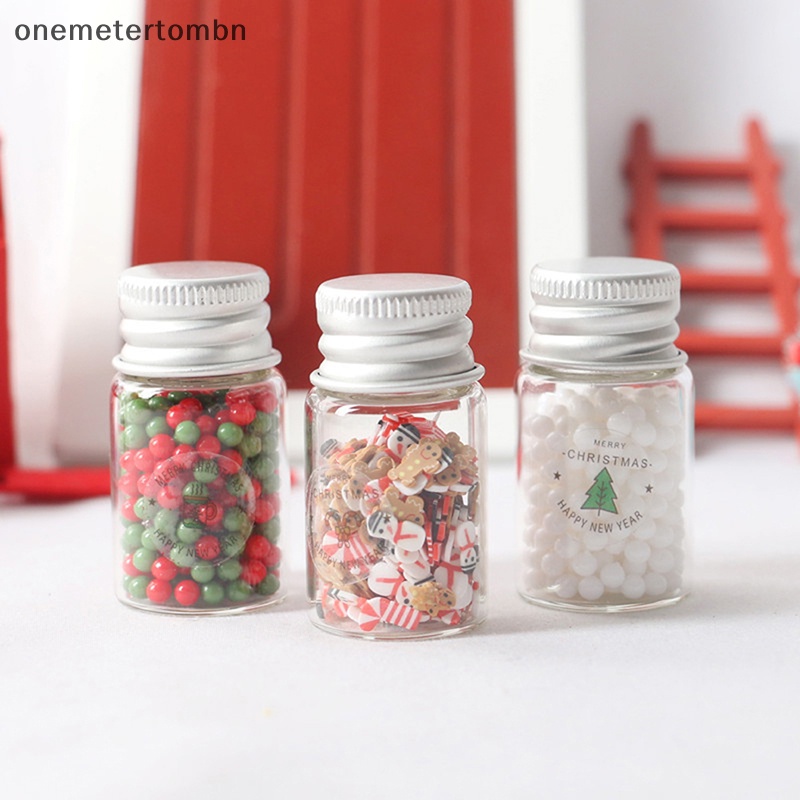 Lọ Kẹo Giáng Sinh Mini Hình Bánh Quy / Bông Tuyết Xinh Xắn