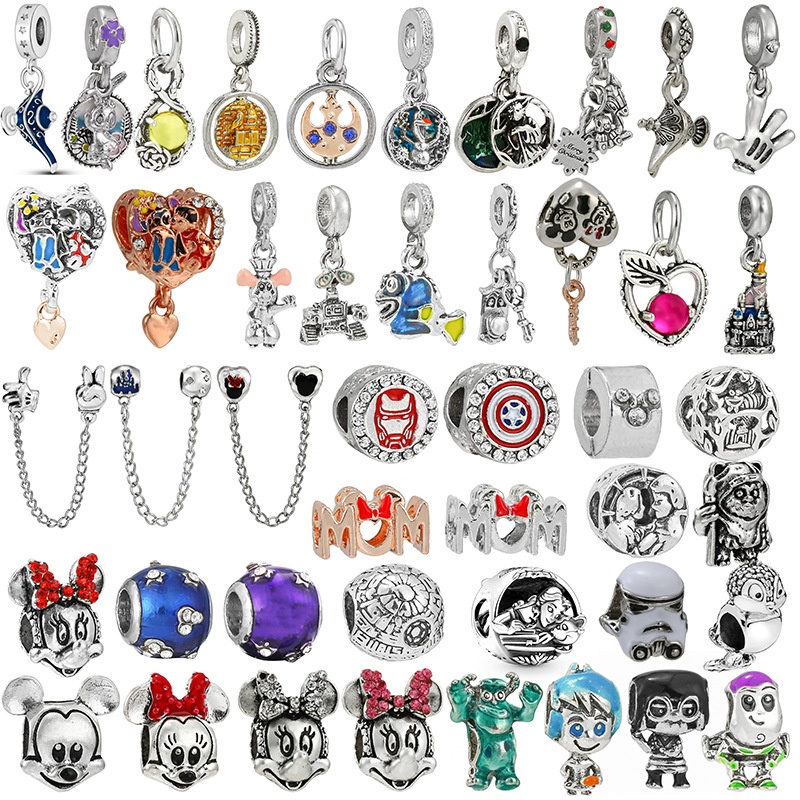 Hoạt Hình Bộ Phụ Kiện Làm Trang Sức Thủ Công Hình mickey minnie