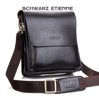 Schwarz etienne Túi Đeo Chéo Da pu Chống Thấm Nước Phong Cách Hàn Quốc Cho Nam