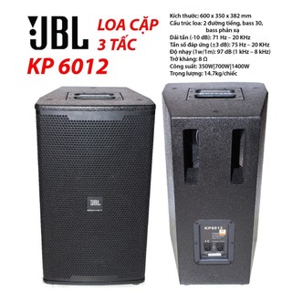 Loa full đứng jbl kp6012 - bass 30 , treble kèn - giá 1 đôi