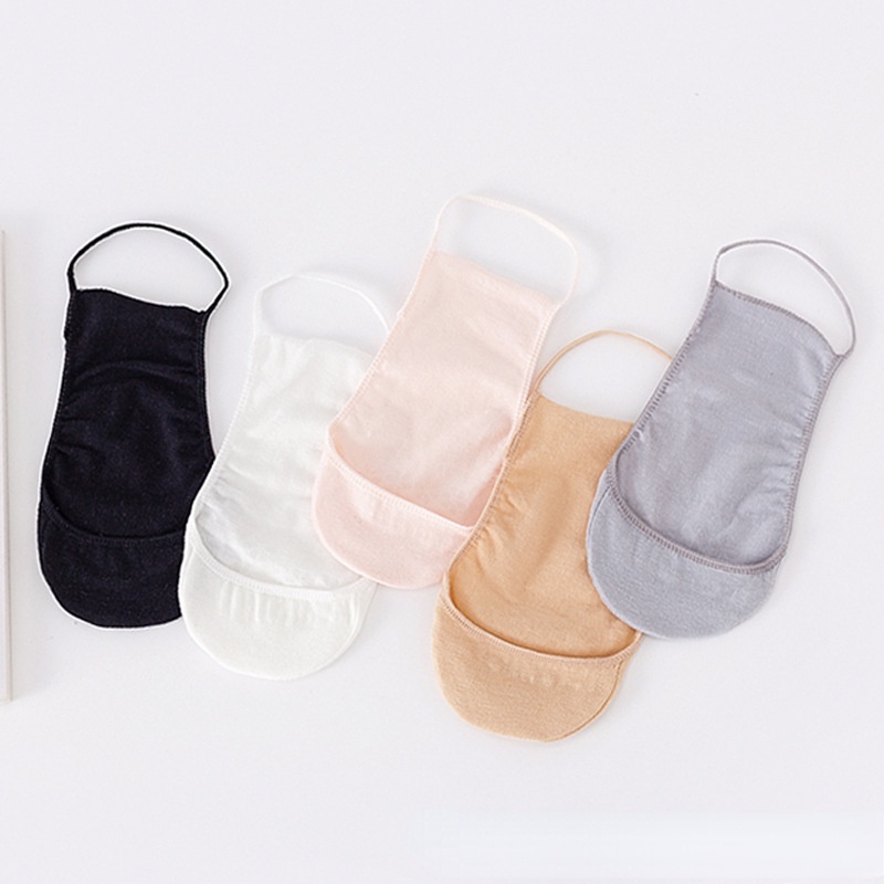 Vớ cotton Cổ Thấp Vô Hình Chống Trượt Thoáng Khí Cho Nữ