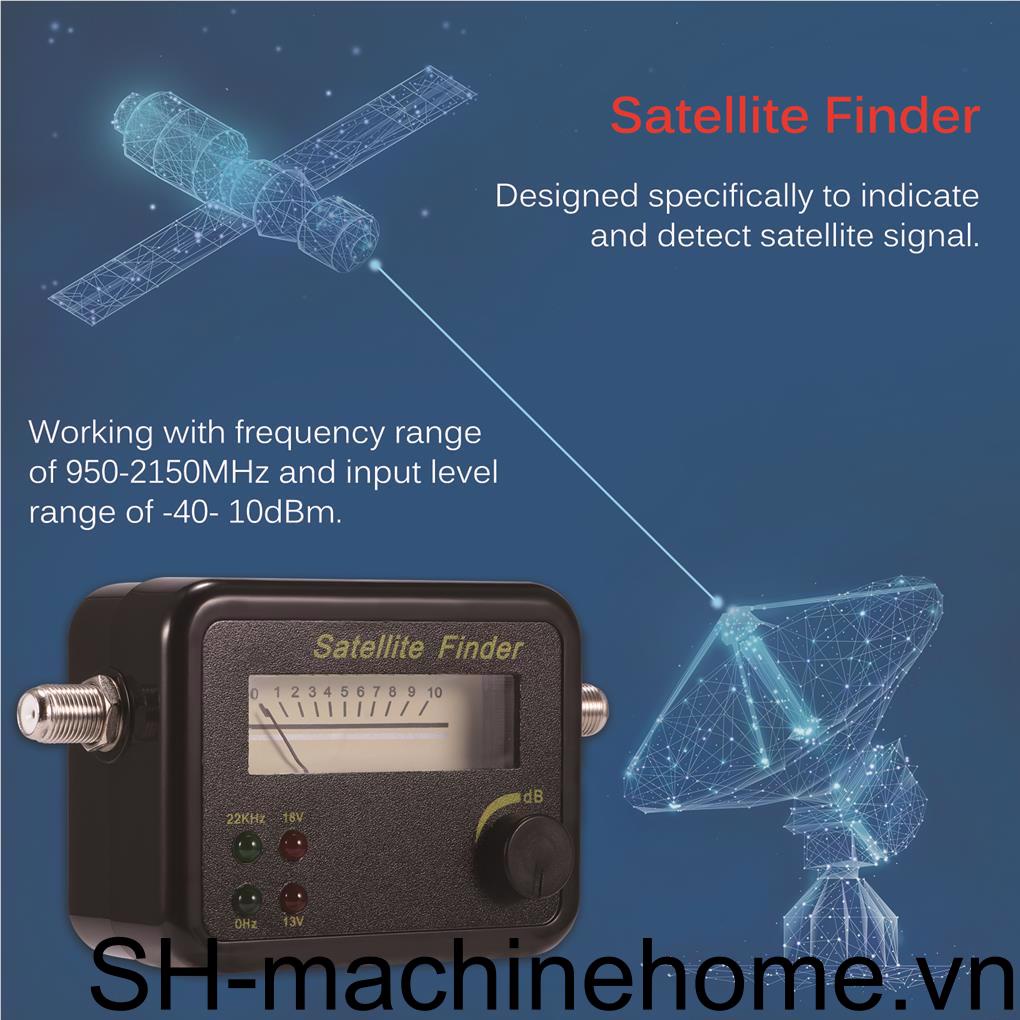 Máy Dò Tín Hiệu Vệ Tinh Chuyên Nghiệp Với 4 Đầu Dò