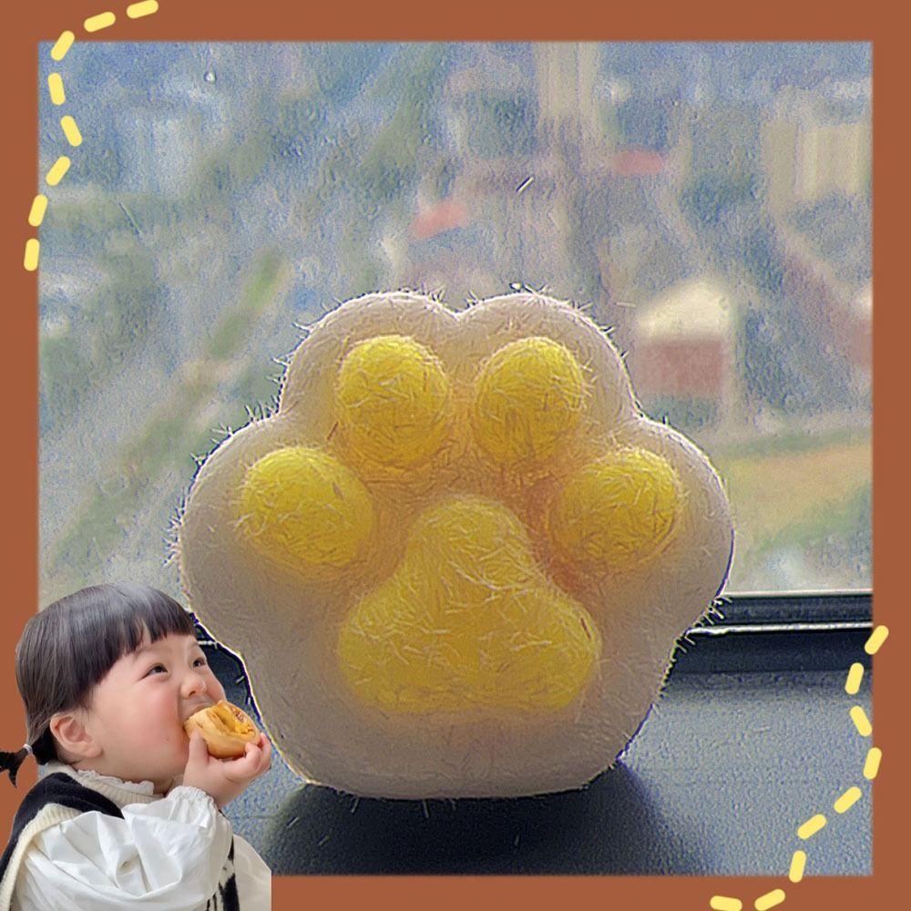 Đồ Chơi Bóp Mềm Mại Hình Dấu Chân Mèo Chuột hamster Bằng Vải Bông An Toàn Sáng Tạo Cho Người Lớn