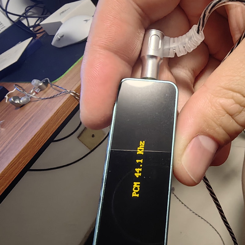 F.audio Bộ Khuếch Đại Tai Nghe usb ks01 es9038q2m + xmos es9063q Màn Hình Led 32bit / 768khz dsd512