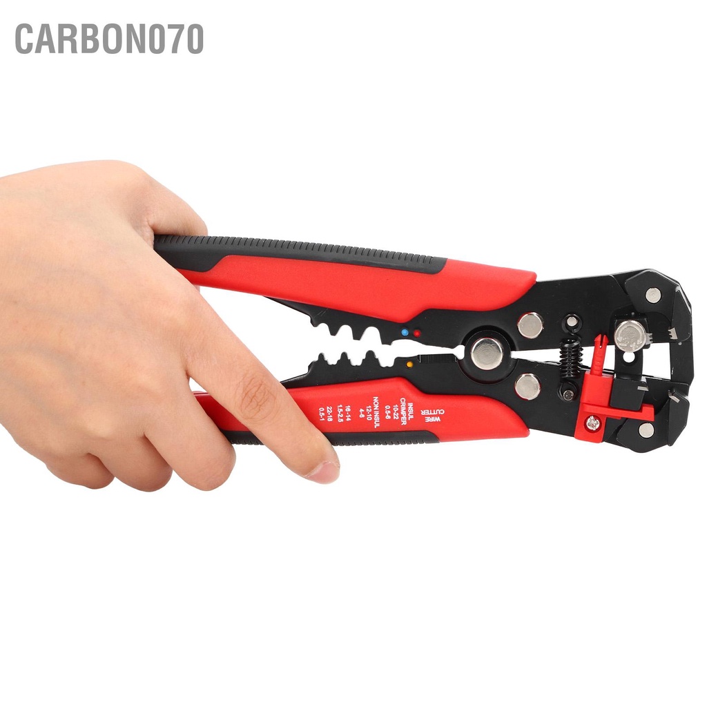 Carbon070 8in Tự Động Crimper Kìm Cắt Dây Tước Công Cụ Hướng Dẫn Sử Dụng Đa Chức Năng Tiện Cho Gia Đình Nhà Máy
