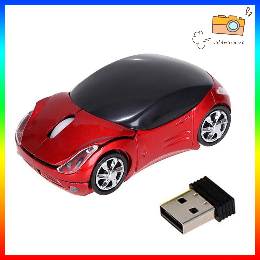 Chuột không dây 2.4G Chuột Ferrari Chuột xe hơi Hoạt hình Chuột xe thể