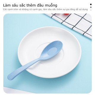 Bộ Đũa Thìa Dĩa Làm Từ Thân Lúa Mạch-GIOVA