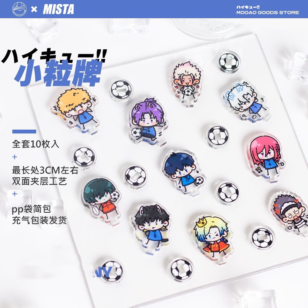 Blue Lock Mini Stand StickerHình Dán Đứng Mini Nhà Tù Màu Xanh