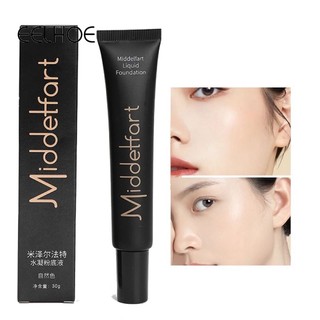 EELHOE 30ml Kem nền che khuyết điểm che khuyết điểm toàn diện Kem nền Bb không thấm nước Kiểm soát dầu lâu trôi Lâu trôi Trang điểm tự nhiên mờ