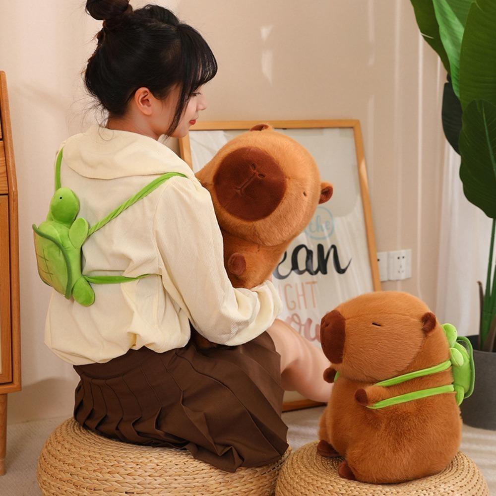 Mmluck capybara Đồ Chơi Búp Bê Nhồi Bông capybara rodent Runnybara Đáng Yêu Mềm Mại