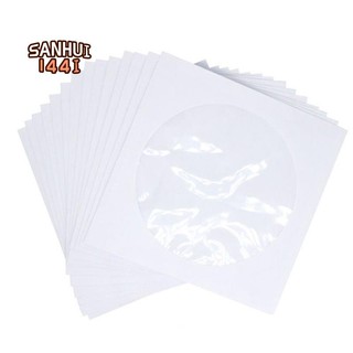 Set 100 vỏ bọc đầu đĩa dvd cd / dvd / dvd trong suốt tiện dụng