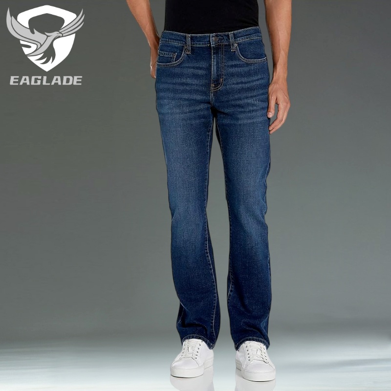 Quần Jean denim Dài Màu Xanh Dương 8853 Cho Nam