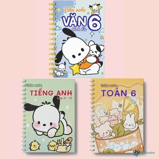 Sách - Số tay Takenote lớp 6: Toán + Văn - Cánh Diều + Tiếng Anh 3-12 khổ A5 (Phiên Bản Mới Nhất)