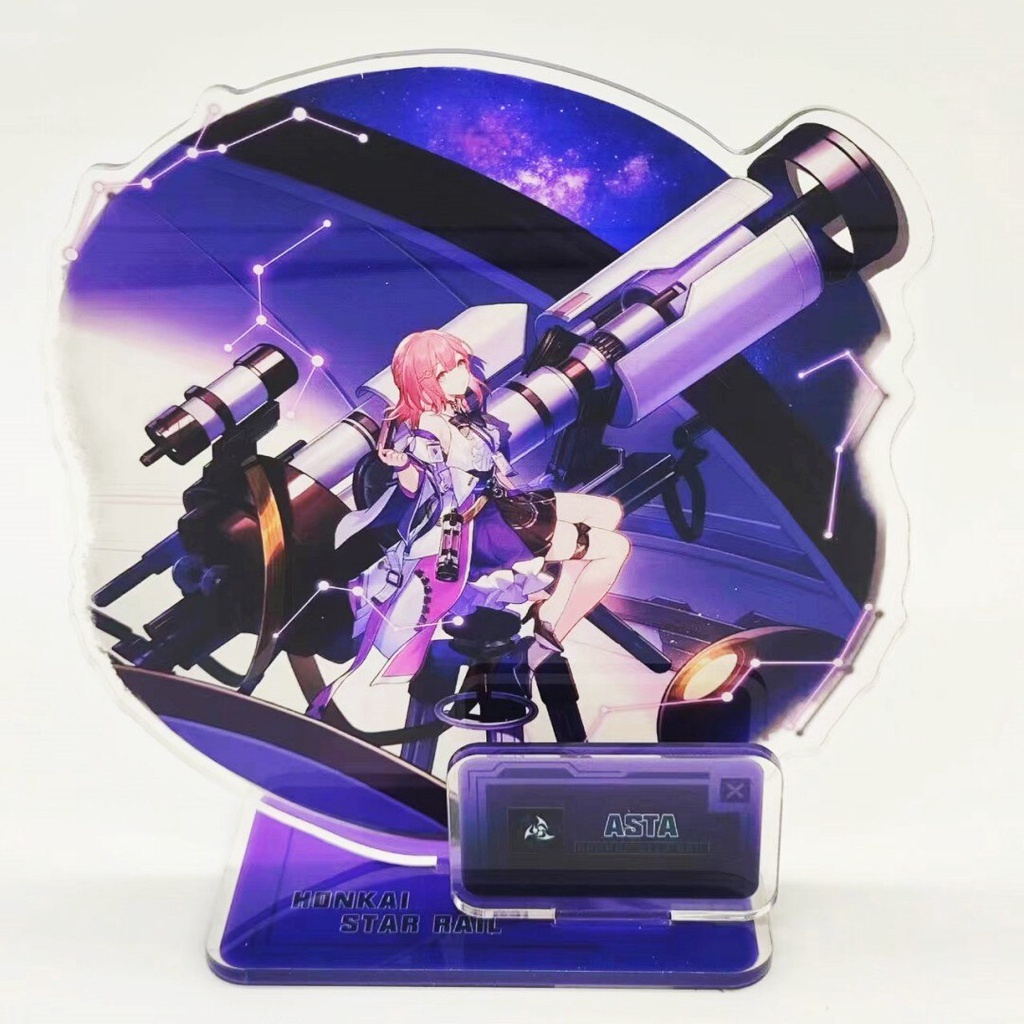 Mô hình Standee Anime Figure Honkai: Star Rail Sign Figures Bronya DanHeng JingYuan Cute phụ kiện trang trí dễ thương