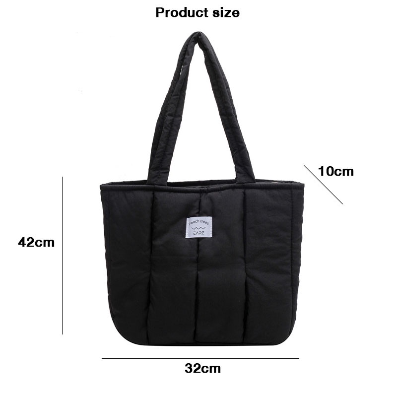 Juststar Túi tote Đeo Vai Bằng Vải cotton Sáp Mềm Mại Thời Trang Đơn Giản Dành Cho Nữ Sinh Đại Học