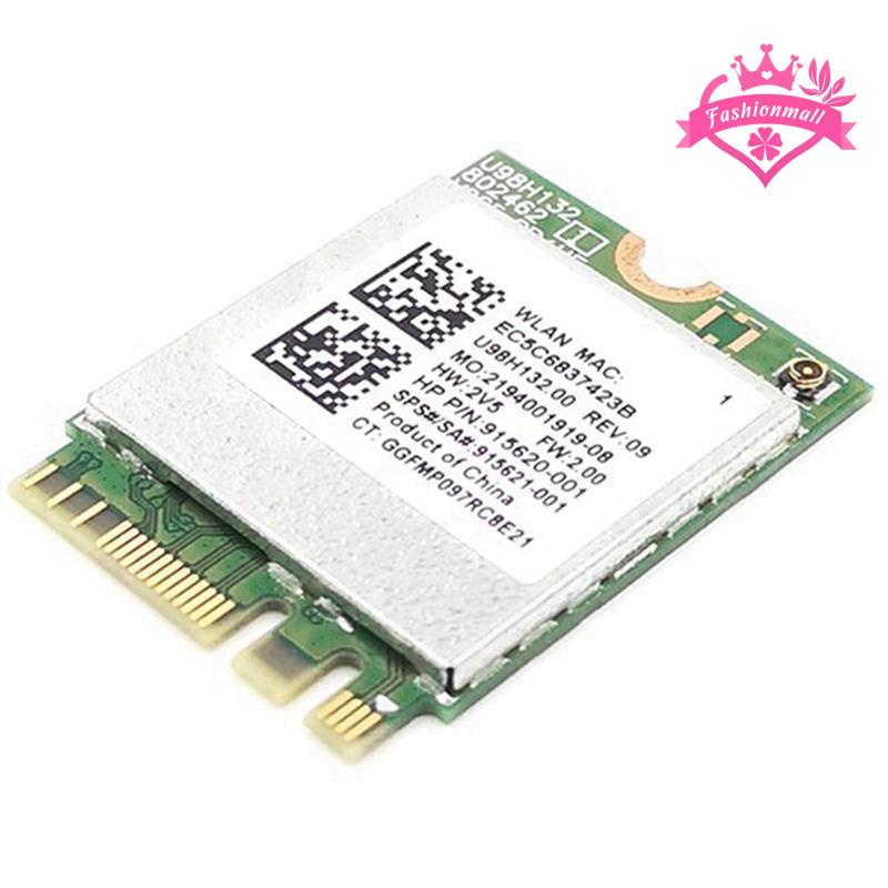 Set 2 Thẻ Nhớ rtl8821ce 802.11ac 1x1 wi-fi + bt 4.2 Chuyên Dụng 915621Thẻ Lưới Không Dây Cho hp probook 450 series hp probook 450