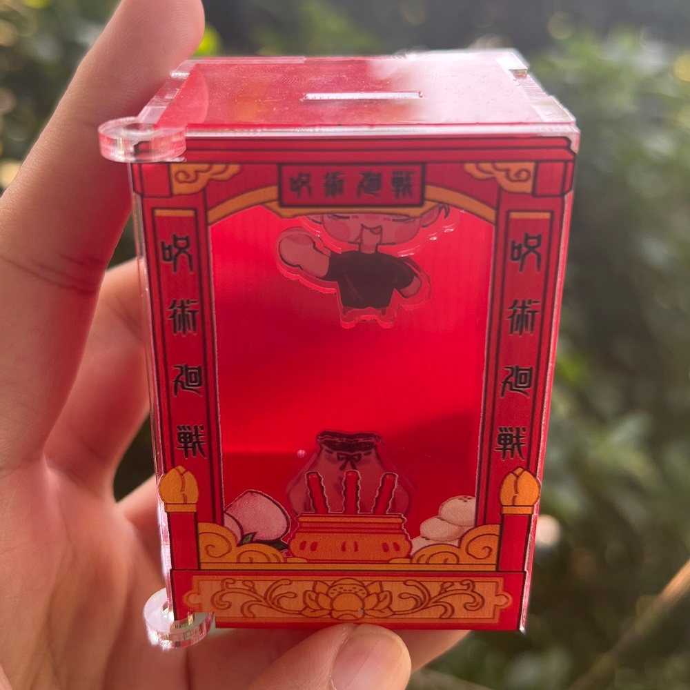 Mô Hình Bàn Thờ Gojo Satoru Đứt Đôi Người Jujutsu Kaisen Trang Trí Bàn Học Bàn Làm Việc Bằng Mica Acrylic Anime