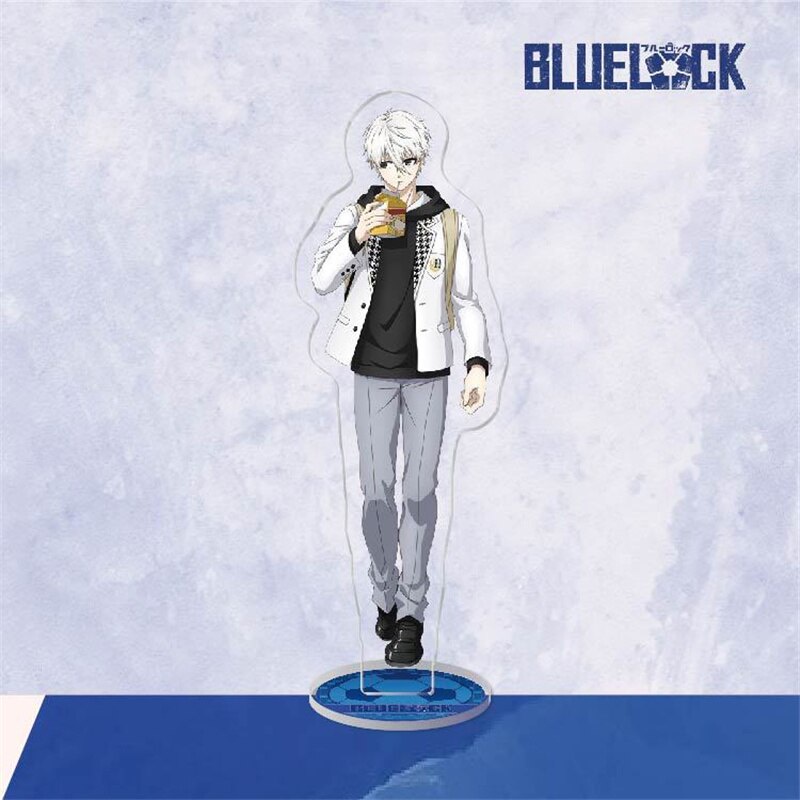Mô hình Standee Football Anime Blue Lock Chigiri Hyouma Isagi Yoichi Bachira Meguru Seishiro Nagi 2 mặt rõ nét