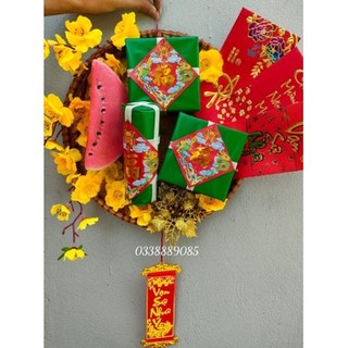 Mẹt tre trang trí Tết