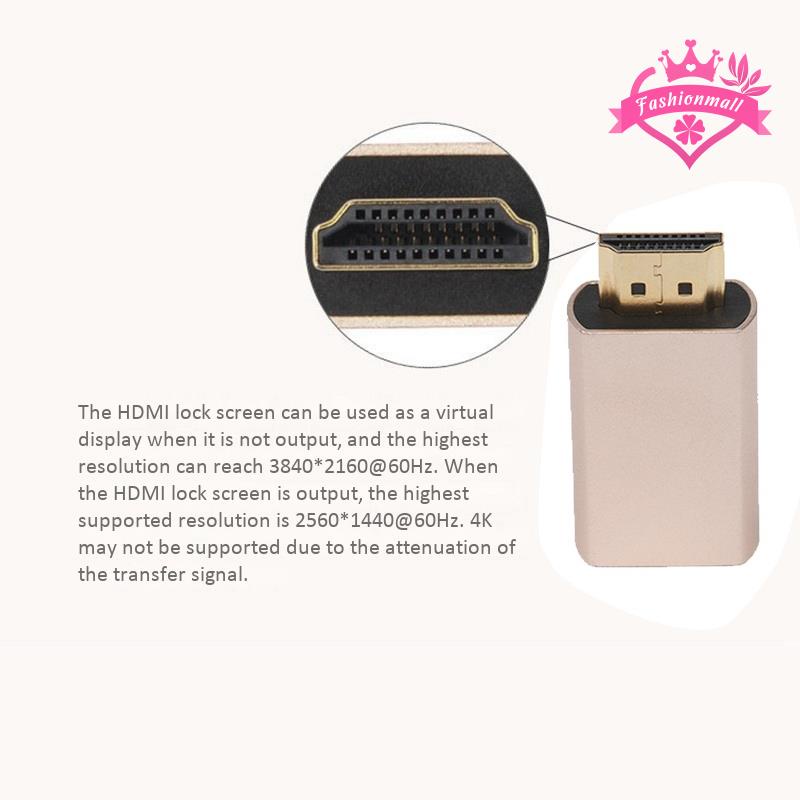 Bộ 2 Giá Đỡ Khóa Màn Hình hdmi kvm hdmi2.0 edid Dc Chuyên Dụng