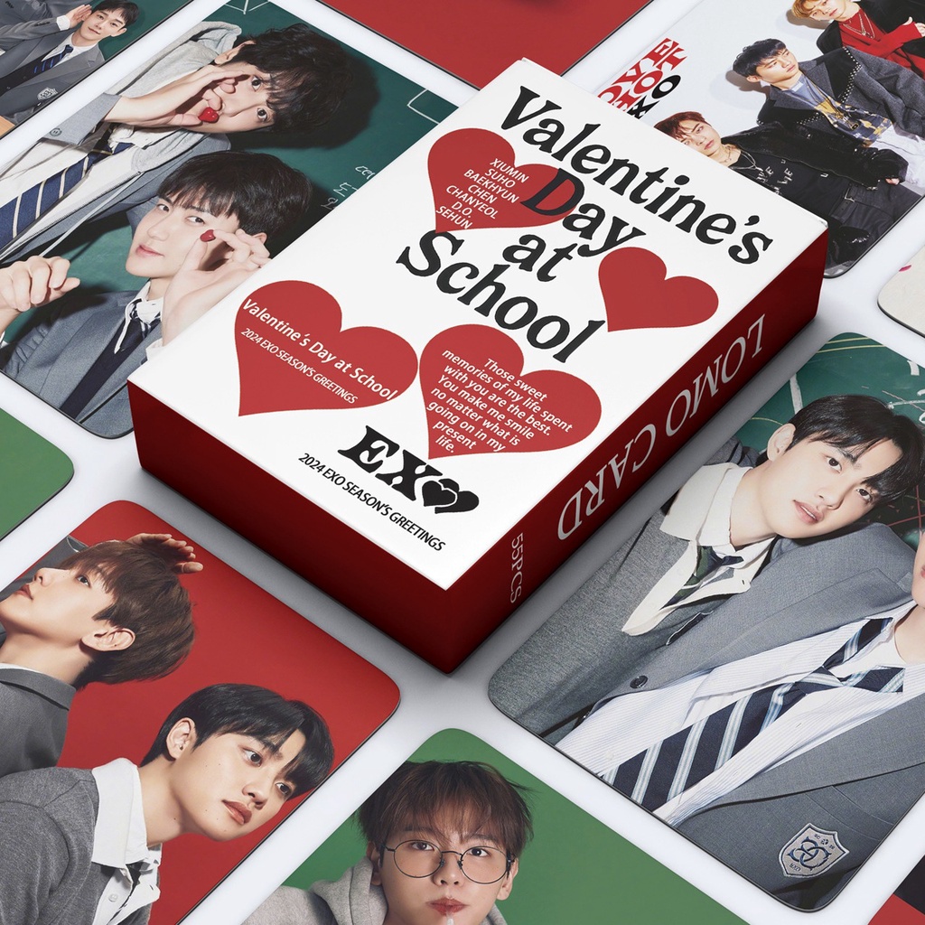 EXO Album Valentine's Day At School Photocard EXO EXIST Cream Soda Lomo Card Postcard