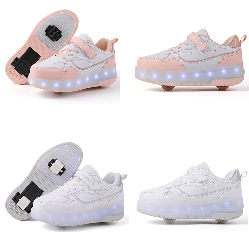 Giày Trượt Patin Có Đèn led 2 Bánh Xe Cho Bé