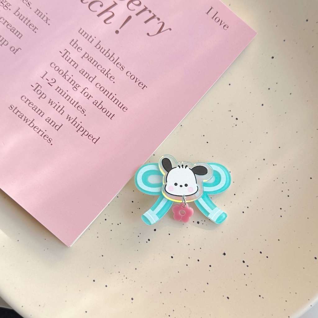 Kẹp Tóc Hình sanrio kuromi Cinnamoroll Dễ Thương Cho Bé Gái