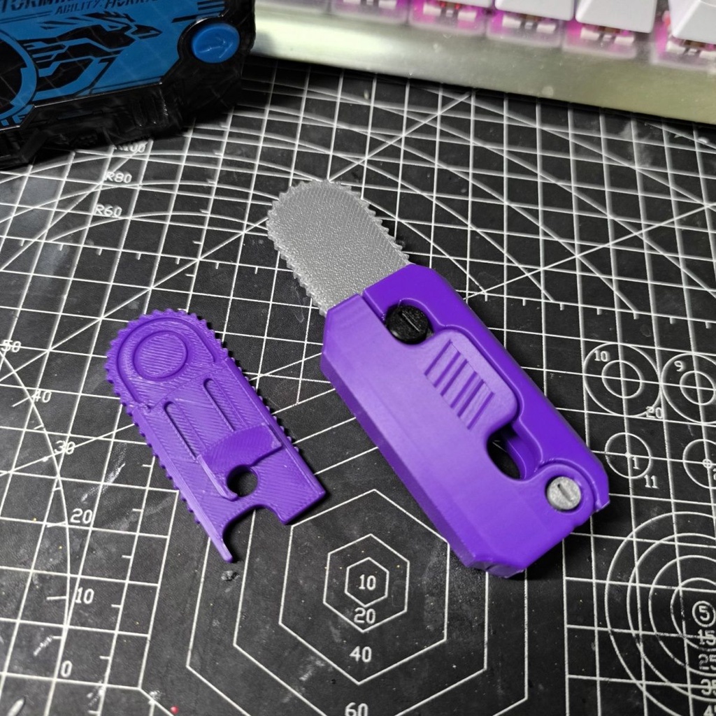 Kamen rider extreme fox overlord Dao Cắt Cà Rốt Phong Cách ins diy Cùng Một Tông Màu Phong Cách cos Dao Công Nghệ Màu Đen