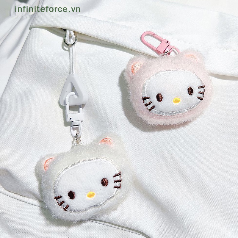 Móc Khóa Hình Mèo hello kitty Nhồi Bông Xinh Xắn