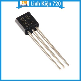 C828 TO-92 transistor NPN 0,1a 25v