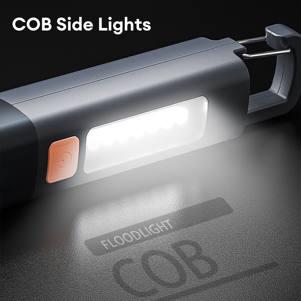 Đèn Pin mini cob Độ Sáng Cao Có Khóa Thiết Kế Phóng To Tiện Lợi Dành Cho Hoạt Động Ngoài Trời