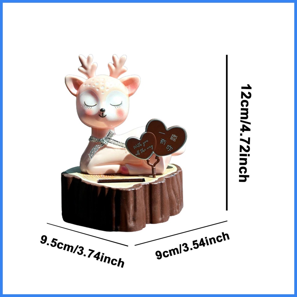 Tượng Hươu Nhảy Múa Sử Dụng Năng Lượng Mặt Trời