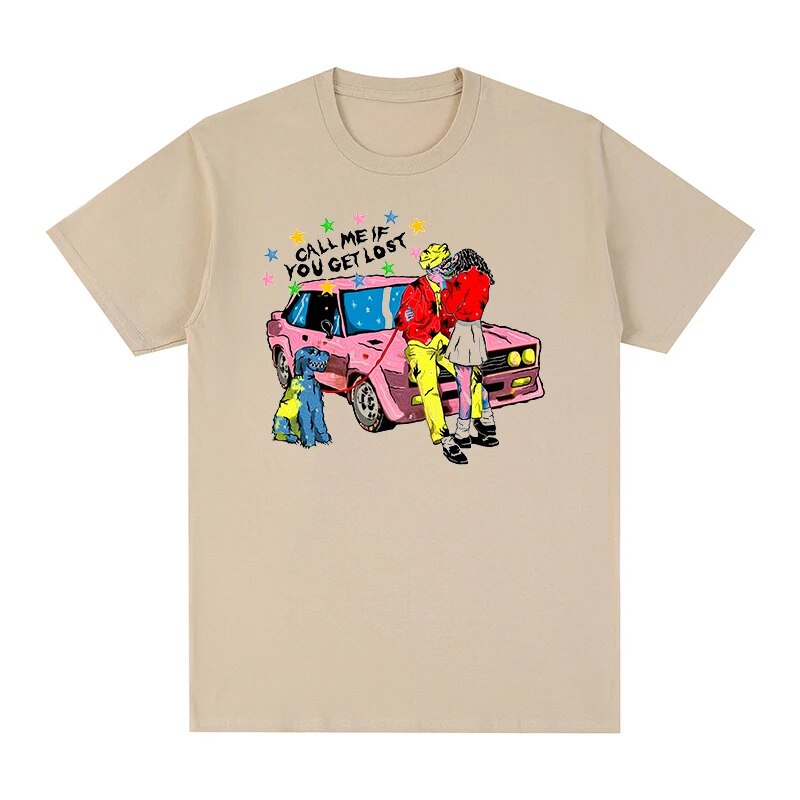 Tyler The Creator gọi cho tôi nếu bạn bị lạc Áo thun cổ điển Golf Wang igor Cotton Nam Áo thun Mới T